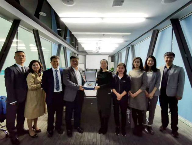 附图3：与南方科技大学国际合作部交流